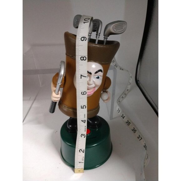 Animated Talking Golf Bag Bank Figurine By Mag-Nif Inc. 2000 - Picture 2 of 4